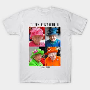 Rip Queen Elizabeth II God Bless the beautiful Queen 1926-2022 T-Shirt